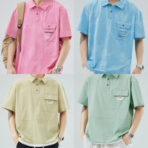 Stylish Polo TShirts Men Japan Style (Pack of 4)