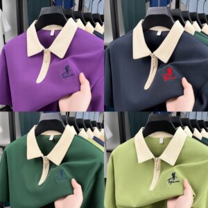 Casual Embroidery Polo Shirt