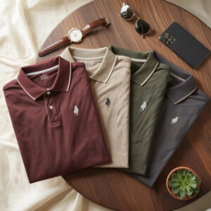 Signature Style – Polo Tees (Pack of 4)